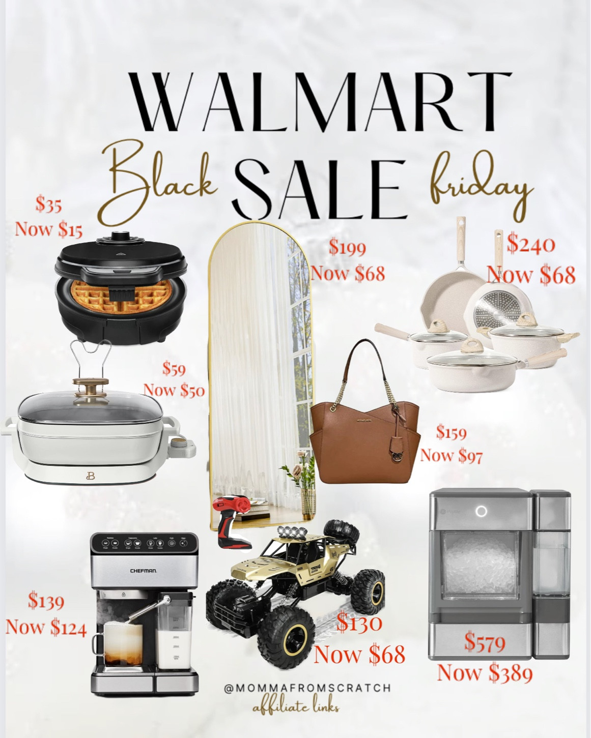 Walmart Black Friday sale has begun online starting today Nov 8th for a few days. Grab your Christmas gift early and save big on toys, kitchen, ice maker, home decor! 

#LTKCyberWeek #LTKGiftGuide #LTKHolidaySale