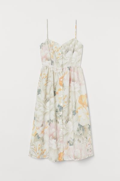 Linen-blend dress | H&M (UK, MY, IN, SG, PH, TW, HK)
