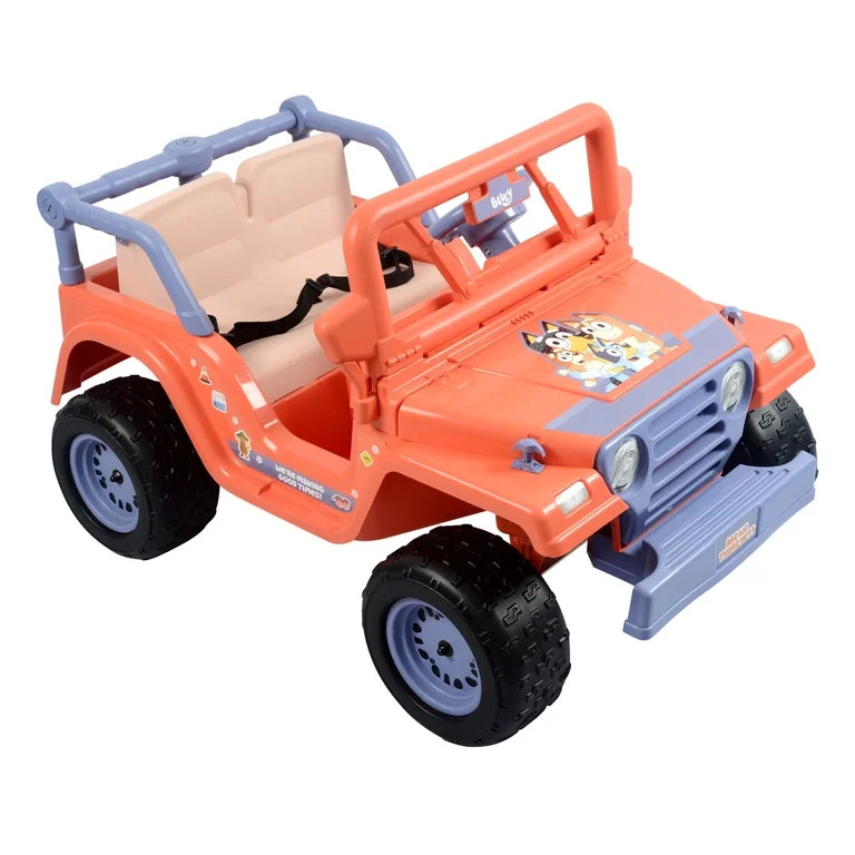 12V Bluey 4-Wheeler Ride-on, Battery Powered Car for Kids with Sounds, Ages 3+ | Walmart (US)