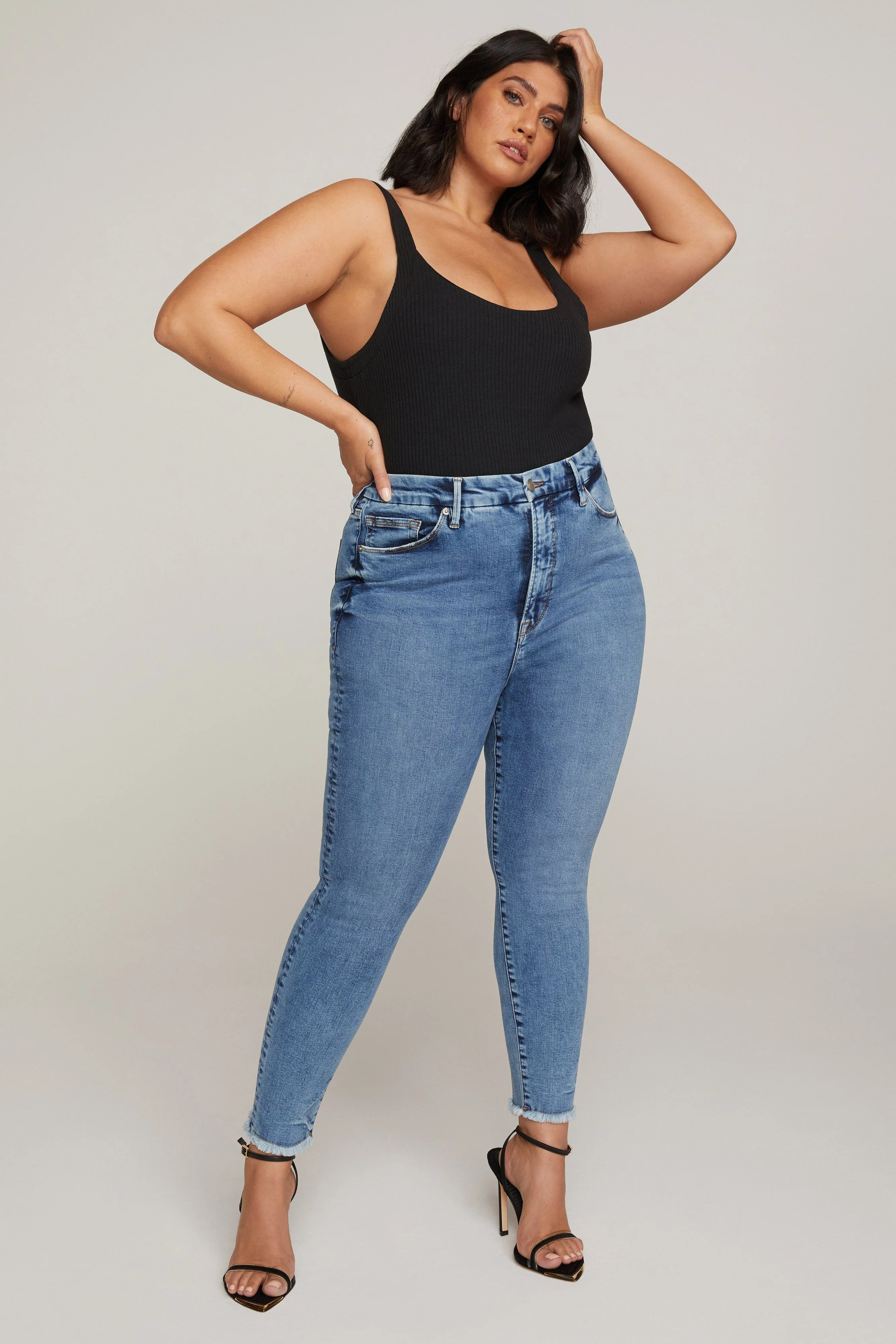 GOOD WAIST CROP | BLUE633 | Good American