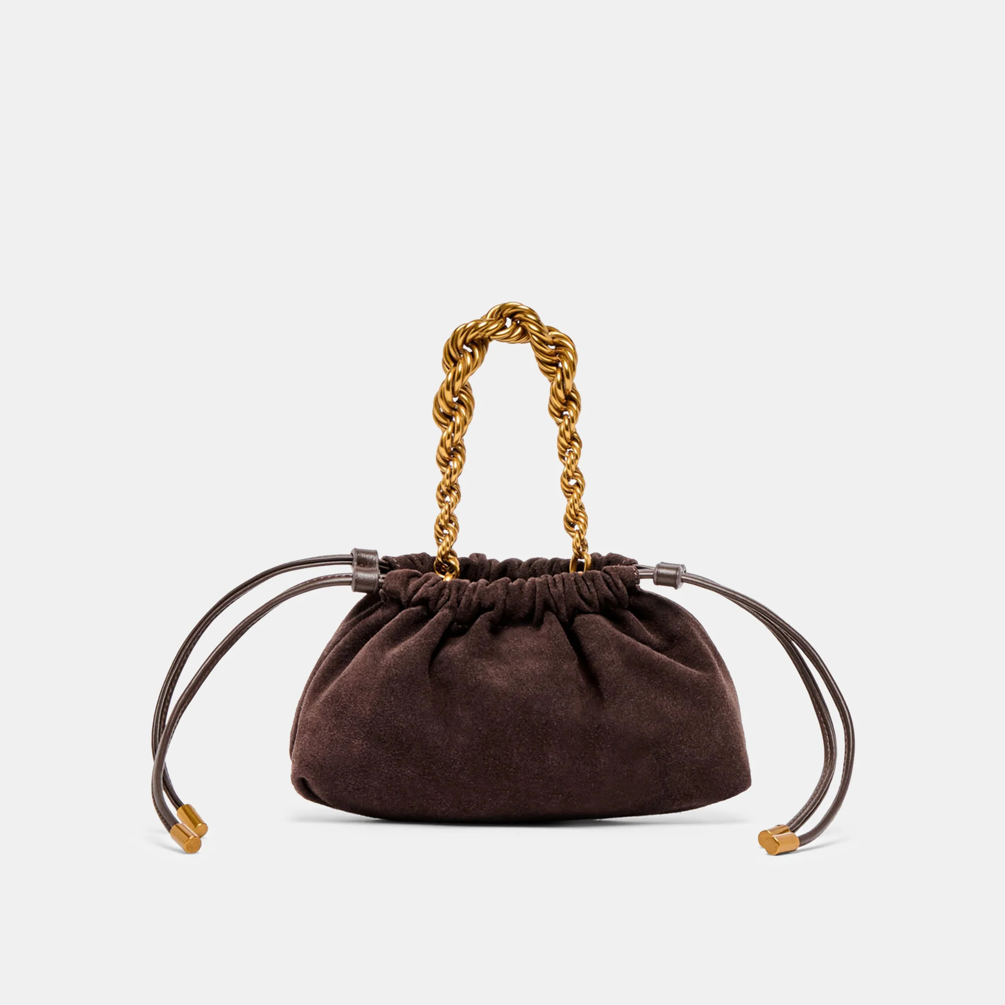 Cleo Crossbody Espresso Suede | DolceVita.com