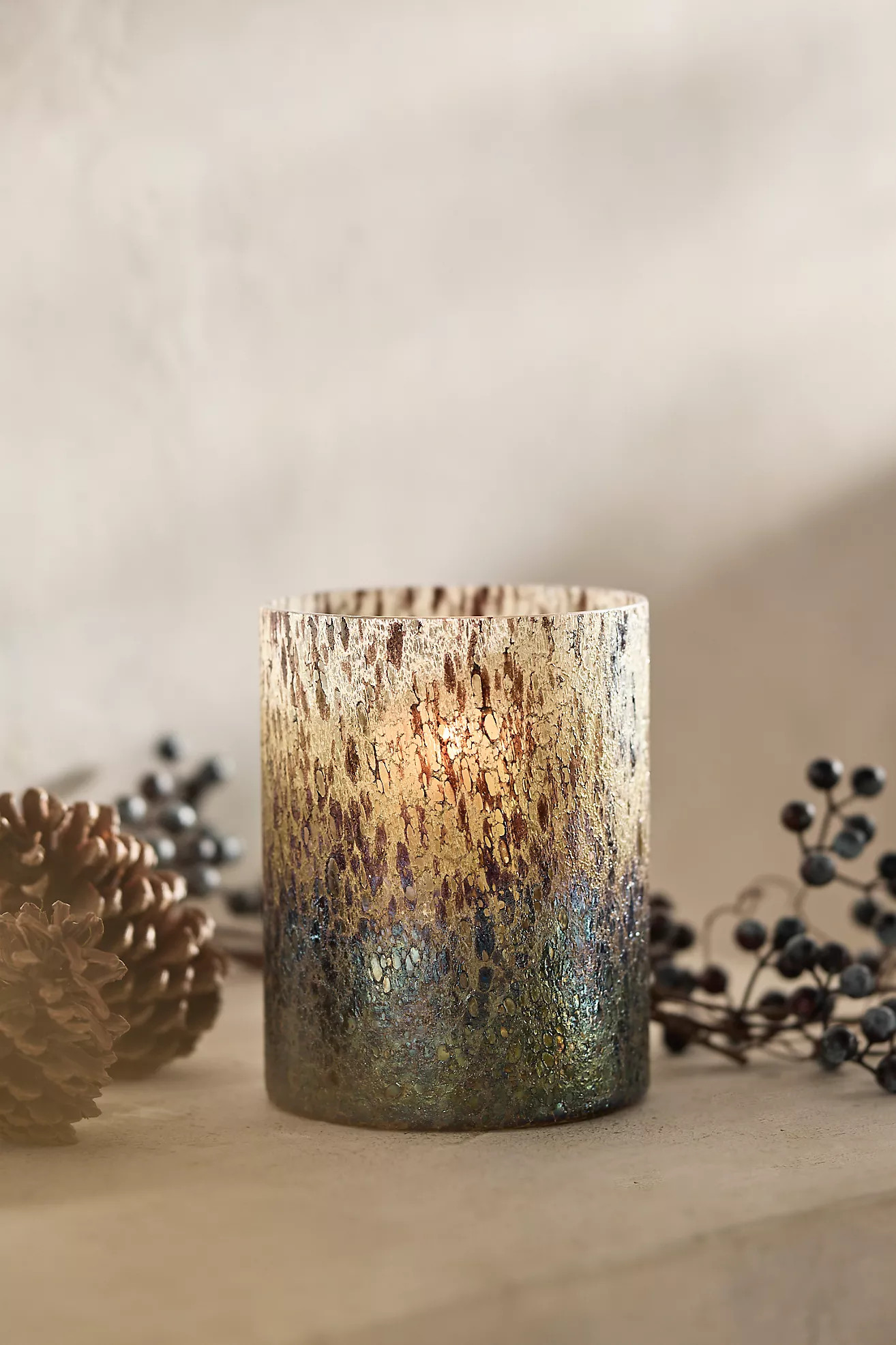 Textured Pigment Votive Holder | Anthropologie (US)