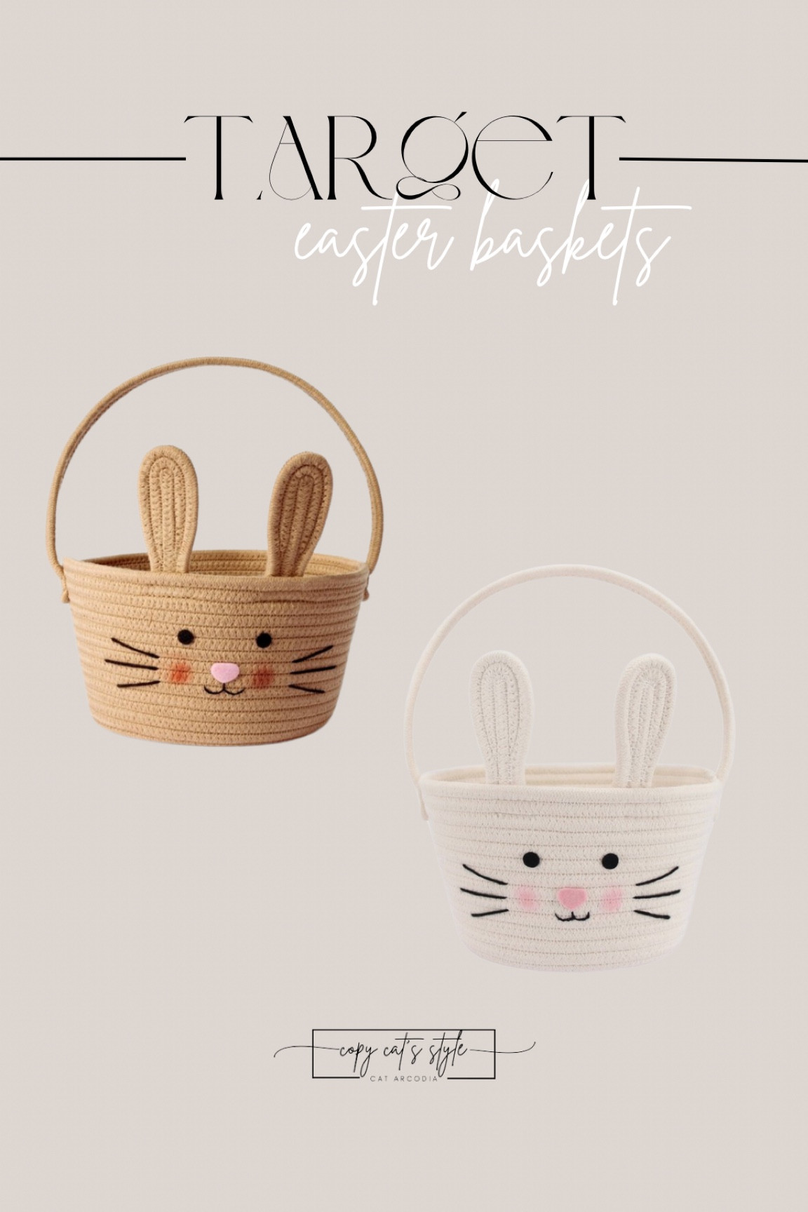 Cutest bunny Easter baskets!! Target Easter baskets.

#LTKSeasonal #LTKFamily #LTKFindsUnder50