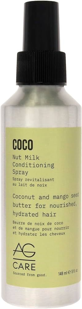 AG Care COCO Nut Milk Conditioning Curl Spray with Coconut and Mango Seed Butter - Deep Condition... | Amazon (US)