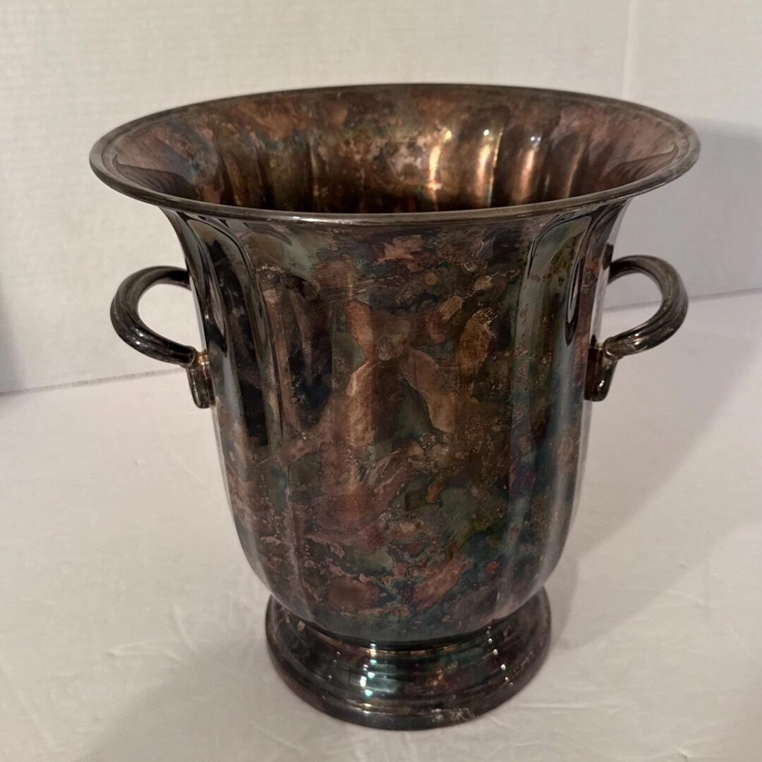 Vtg Gorham E. P. YH30 Silver Plate Champagne/Wine Chiller Ice Bucket Trophy | Etsy (US)