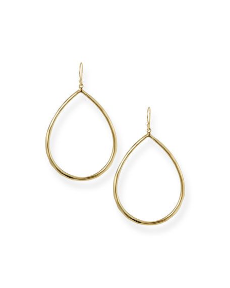 Wire Teardrop Hoop Earrings, Large | Neiman Marcus
