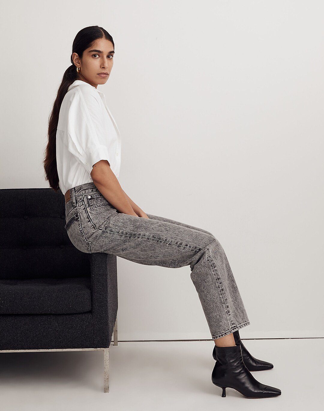 The Perfect Vintage Straight Jean in Acid Wash | Madewell