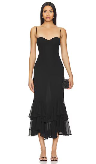 Amiah Dress in Black | Revolve Clothing (Global)