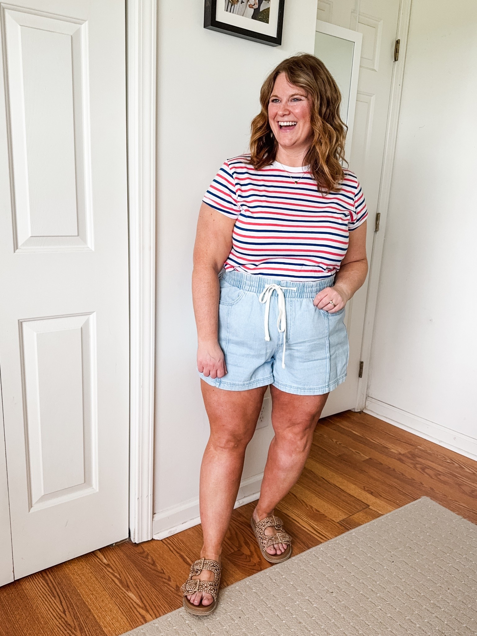 Memorial Day / 4th of July comfy outfit 

#LTKSummerEdit #LTKMidsize #LTKSaleAlert