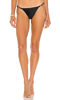 Vix Swimwear Paula Bikini Bottom in Solid Black from Revolve.com | Revolve Clothing (Global)