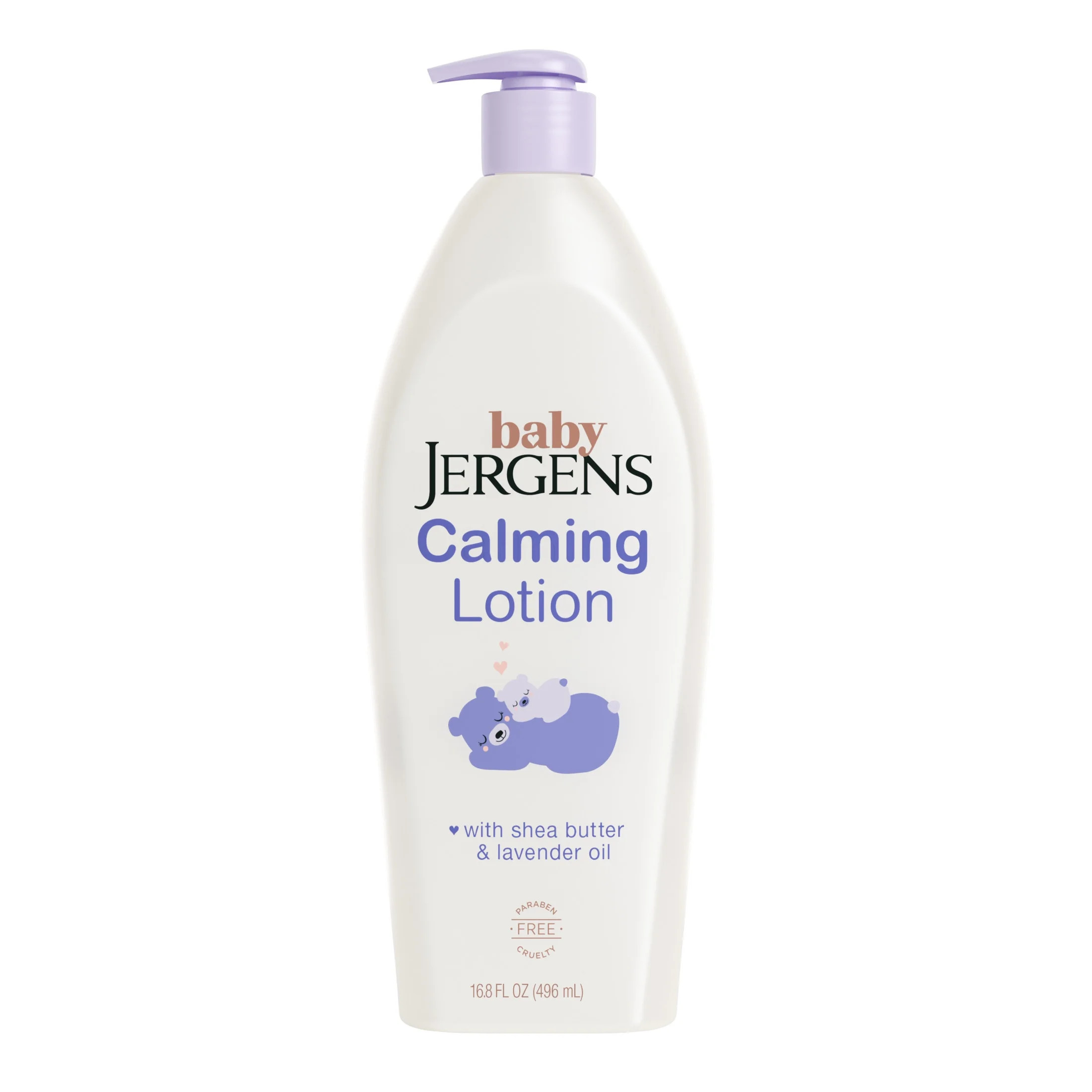 Baby Jergens Calming Lotion, Body Lotion, Moisturizer, with Shea Butter and Lavender Oil, 16.8 fl... | Walmart (US)