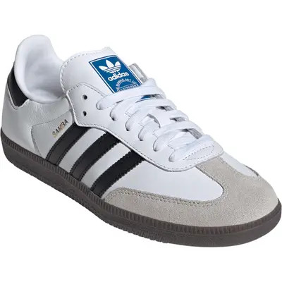 adidas Gender Inclusive Samba Sneaker in Black/off White/quartz at Nordstrom, Size 7 Women's | Nordstrom