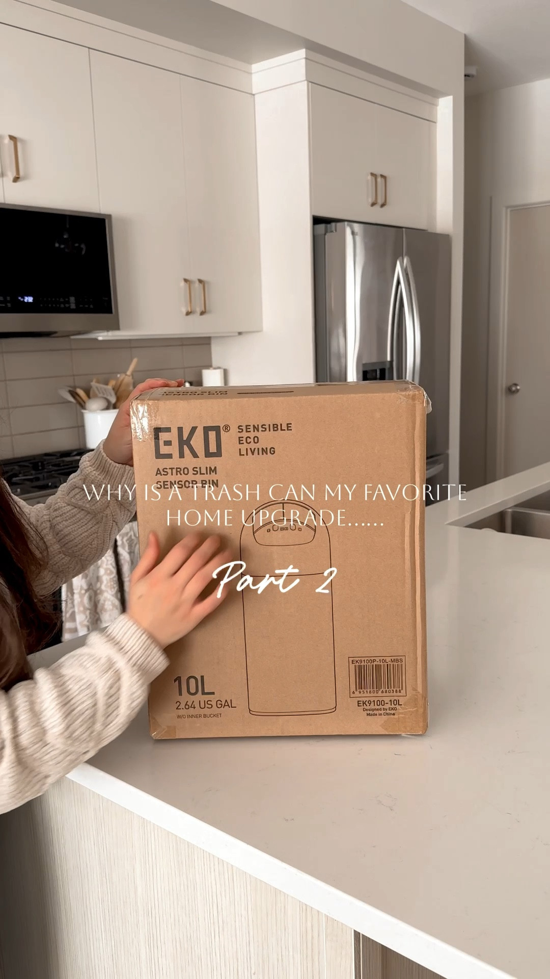 Small space? No problem. 😉 
This 2.6 gallon slim @eko.living sensor trash can fits perfectly in tight bathroom gaps and still opens hands-free 🙌🏻

Sleek ✔️
Space-saving✔️
Touch-free ✔️

#amazonfinds #bathroomaccessories #amazonmusthaves

#LTKdayinmylife #LTKSpringSale #LTKHome