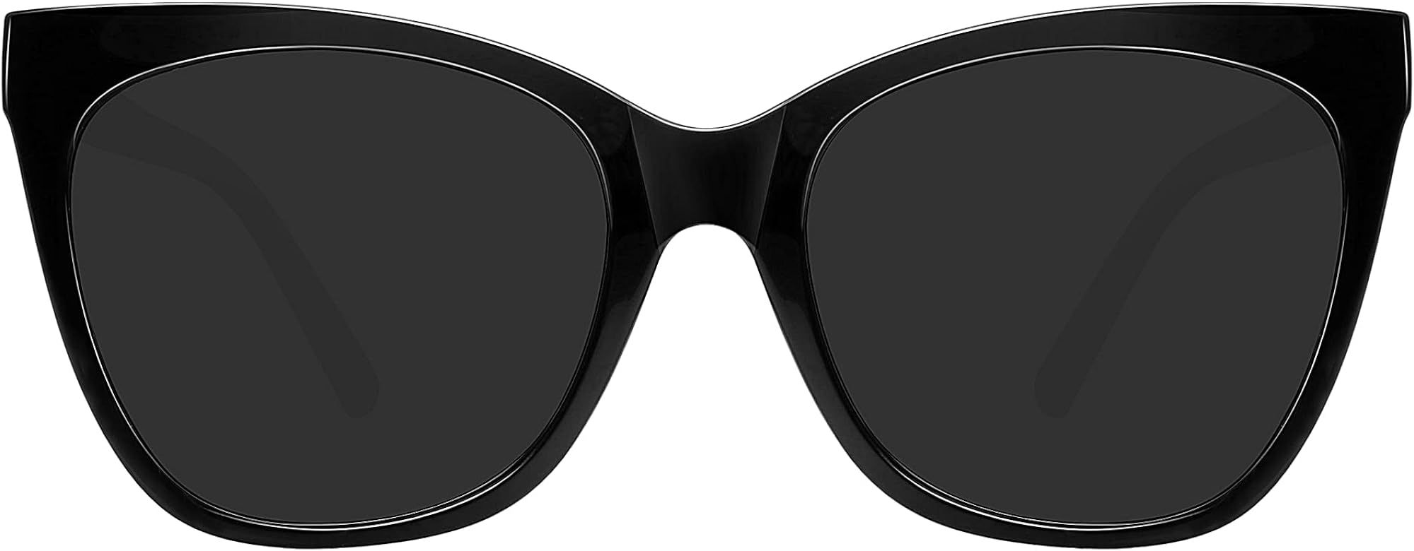 WOWSUN Large Polarized Cat Eye Sunglasses for Women | Amazon (US)