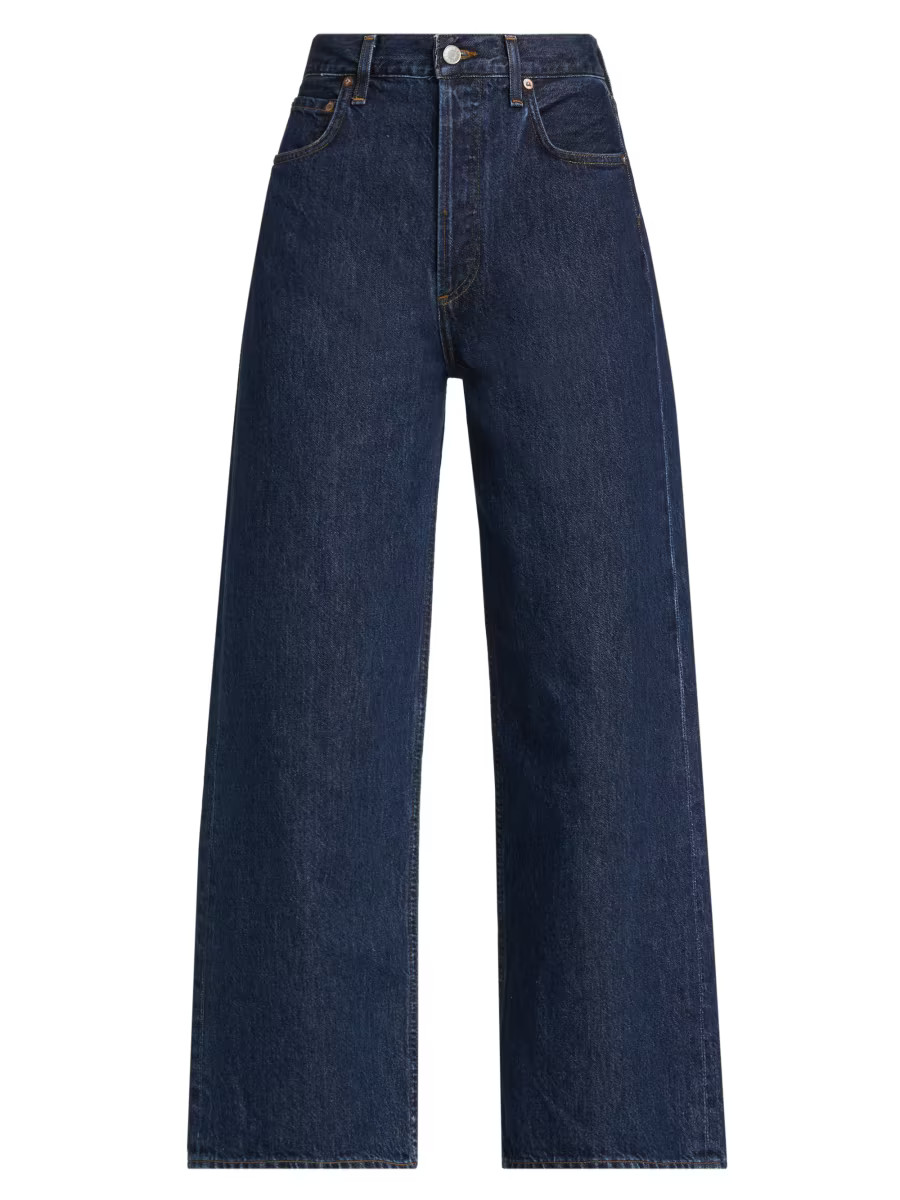 Agolde Ren Denim Wide-Leg Jeans | Saks Fifth Avenue | Saks Fifth Avenue