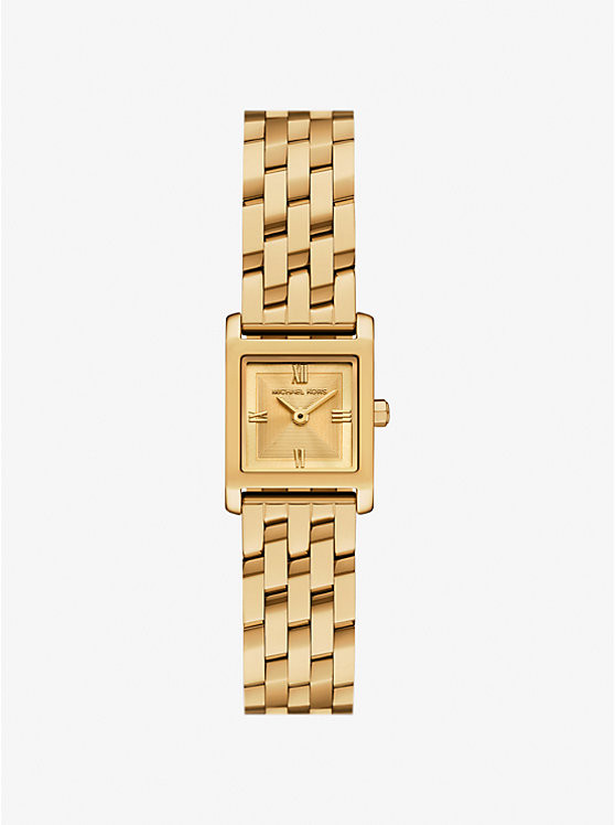 Micro Georgie Gold-Tone Watch | Michael Kors US