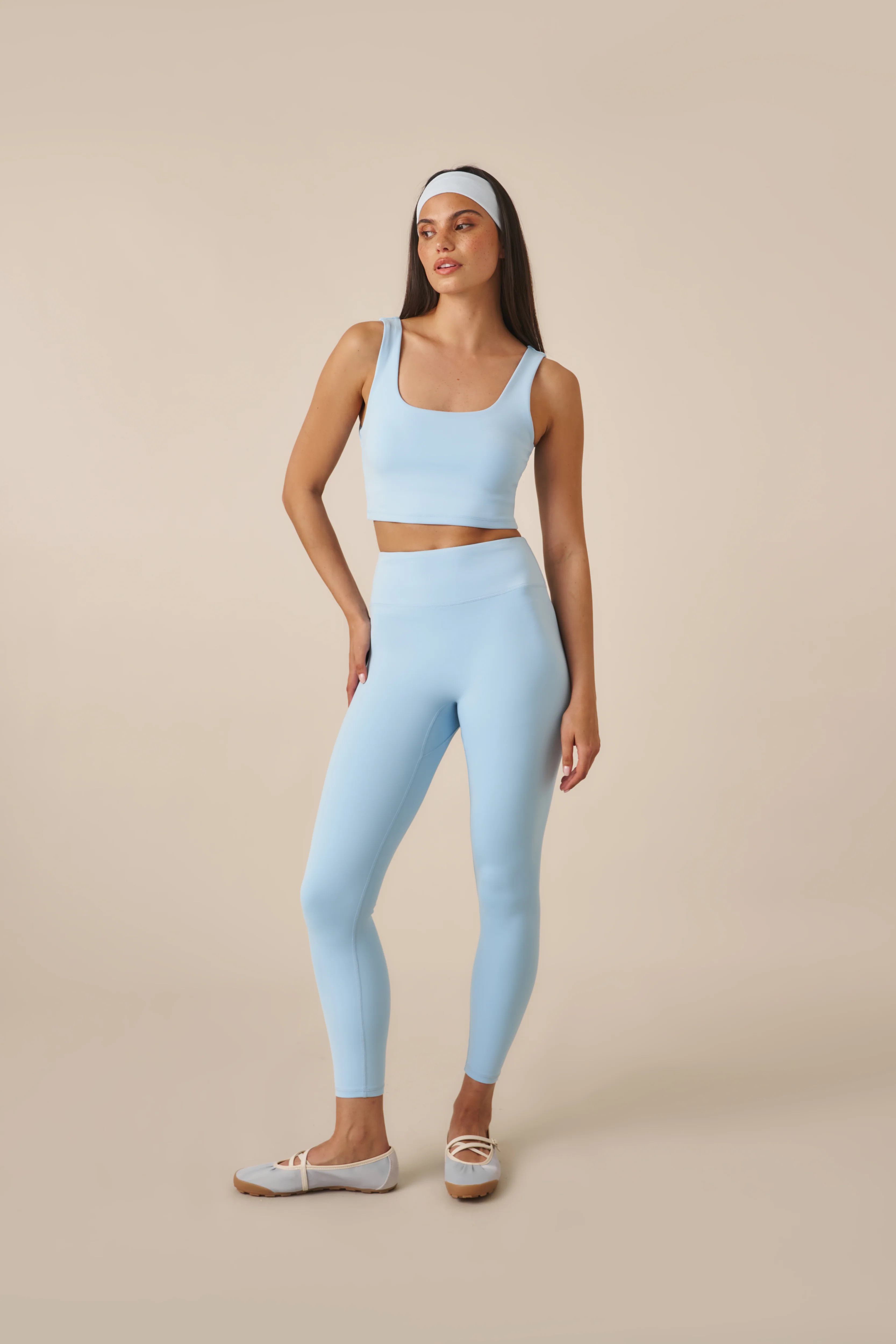 Smoothform High Waist Leggings - Powder Blue | Reasn