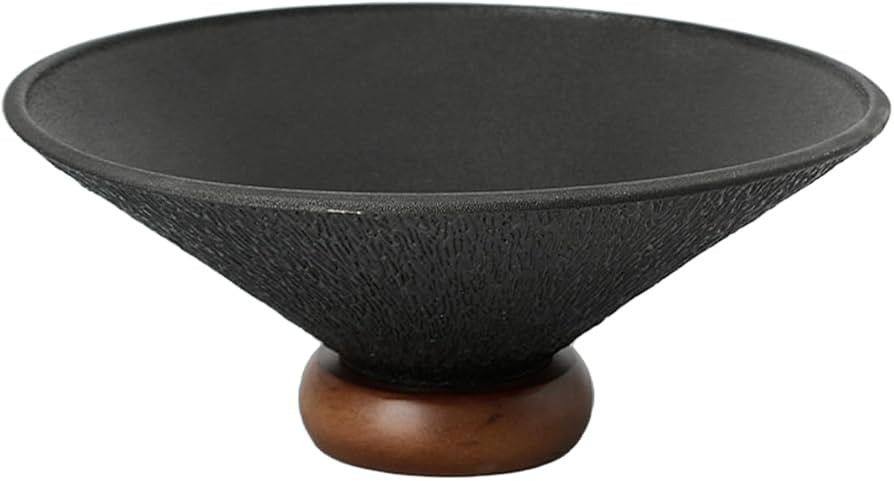 Frutero de cerámica para encimera de cocina, cuenco de pedestal moderno cuenco decorativo para d... | Amazon (US)