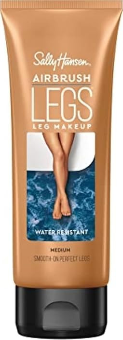 Sally Hansen Airbrush Legs\u00ae, Leg Makeup, Medium, Easy Application, Flawless Looking Legs, Wa... | Amazon (US)