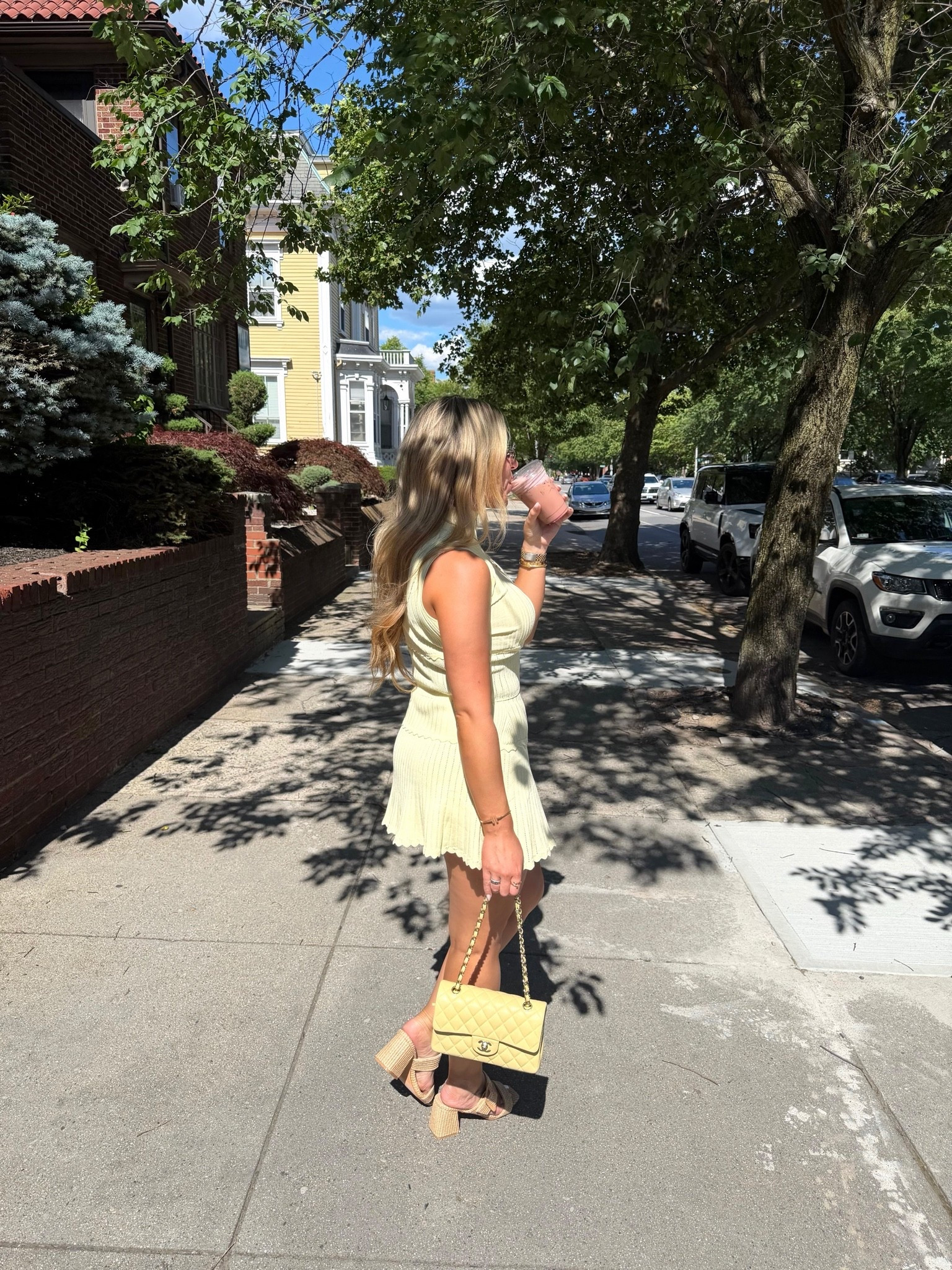 @Meshki US yellow summer pointelle matching set

#LTKootd #LTKdayinmylife #LTKSeasonal