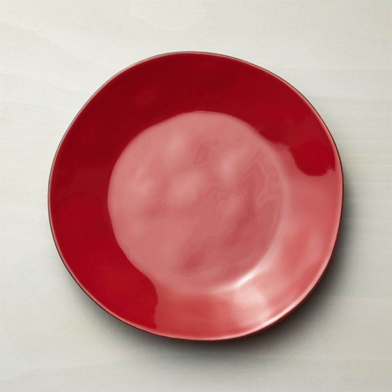 Marin Red Dinner Plate + Reviews | Crate and Barrel | Crate & Barrel