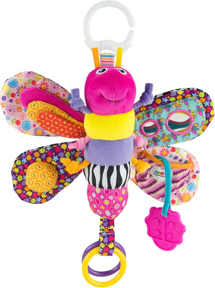Lamaze Clip On Car Seat and Stroller Toy - Fifi the Firefly - Crinkle Car Seat Toys and Stroller ... | Amazon (US)