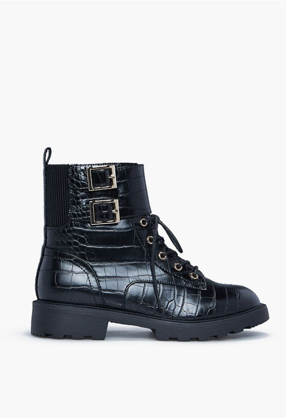 Javina Combat Boot | JustFab
