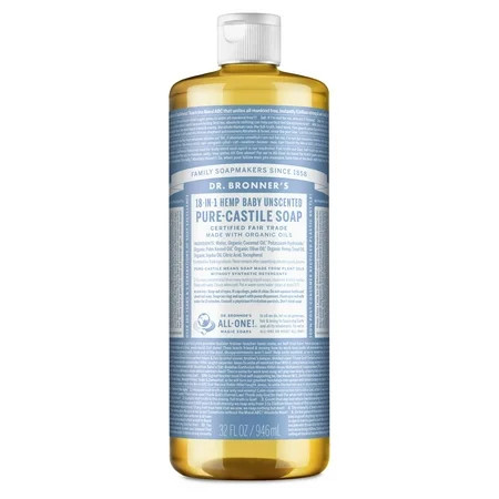 Dr. Bronner s Pure-Castile Liquid Soap – Baby – 32 oz | Walmart (US)