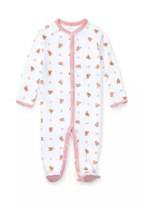 Ralph Lauren Childrenswear Baby Girls Bear Print Cotton Coverall | Belk