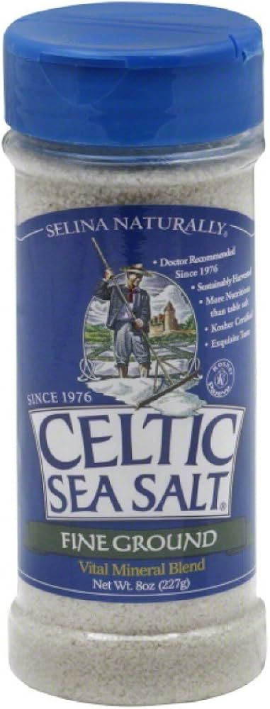 Celtic, Sea Salt Fine Grnd Shaker - 8 Ounce | Amazon (US)