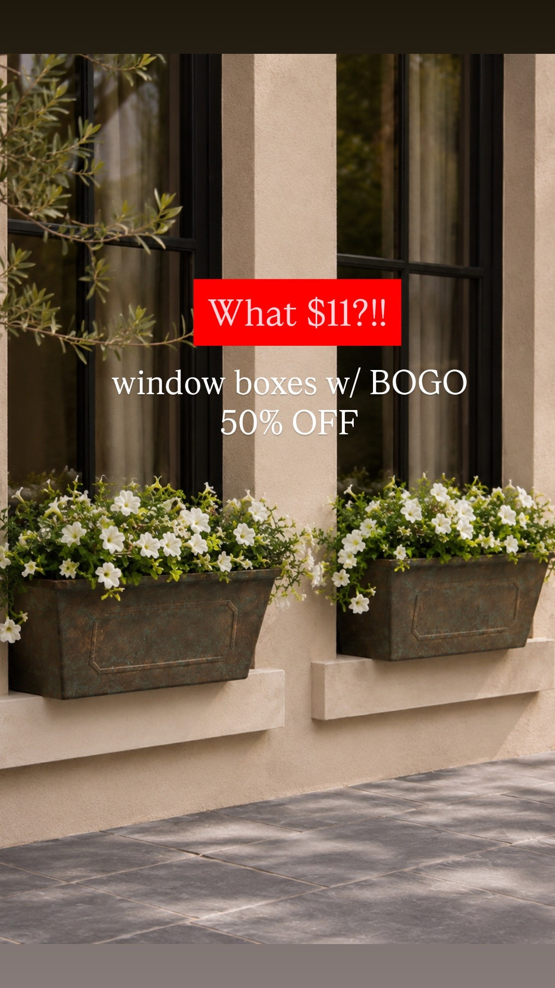 OMG these window boxes are just the cutest! I’m also including some other of my favorite window boxes. 
At home, target, Walmart, Planter, patio ￼