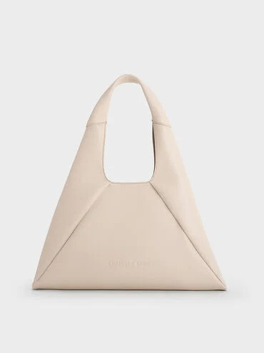 Oat Bosie Slouchy Hobo Bag | CHARLES & KEITH | Charles & Keith US