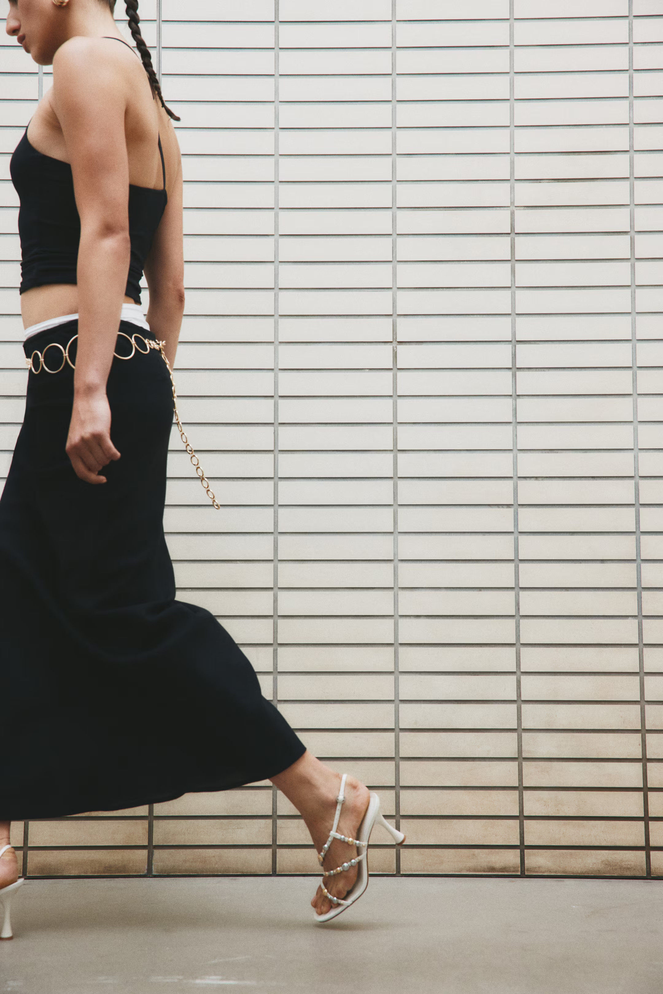 Heeled Strappy Sandals | H&M (US + CA)