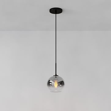 Sculptural Glass Globe Pendant - Metallic Ombre | West Elm (US)
