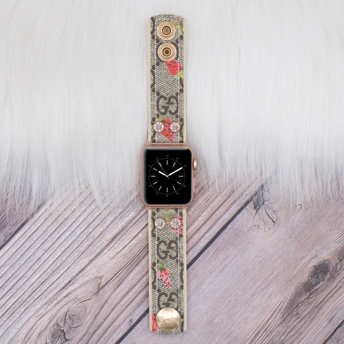 Limited Edition Skinny Band in Upcycled Strawberry GG | Spark*l
