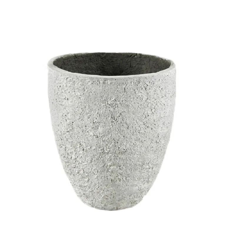 Rustic White Stone Planter, Medium | Walmart (US)