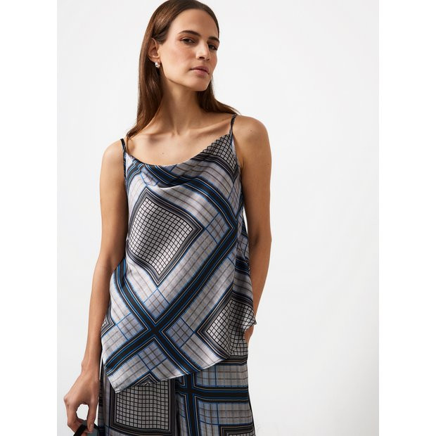 Navy Square Print Camisole Top 16 | Tu Clothing