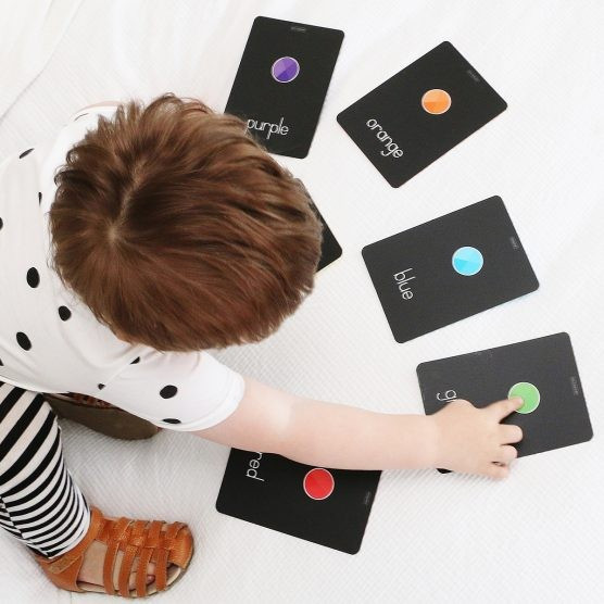 Alpha Baby Designs Color & Shapes Flash Cards | The Tot