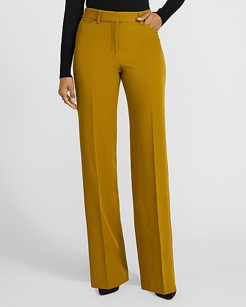 Editor Signature Stretch Mid Rise Slim Trouser Pant | Express