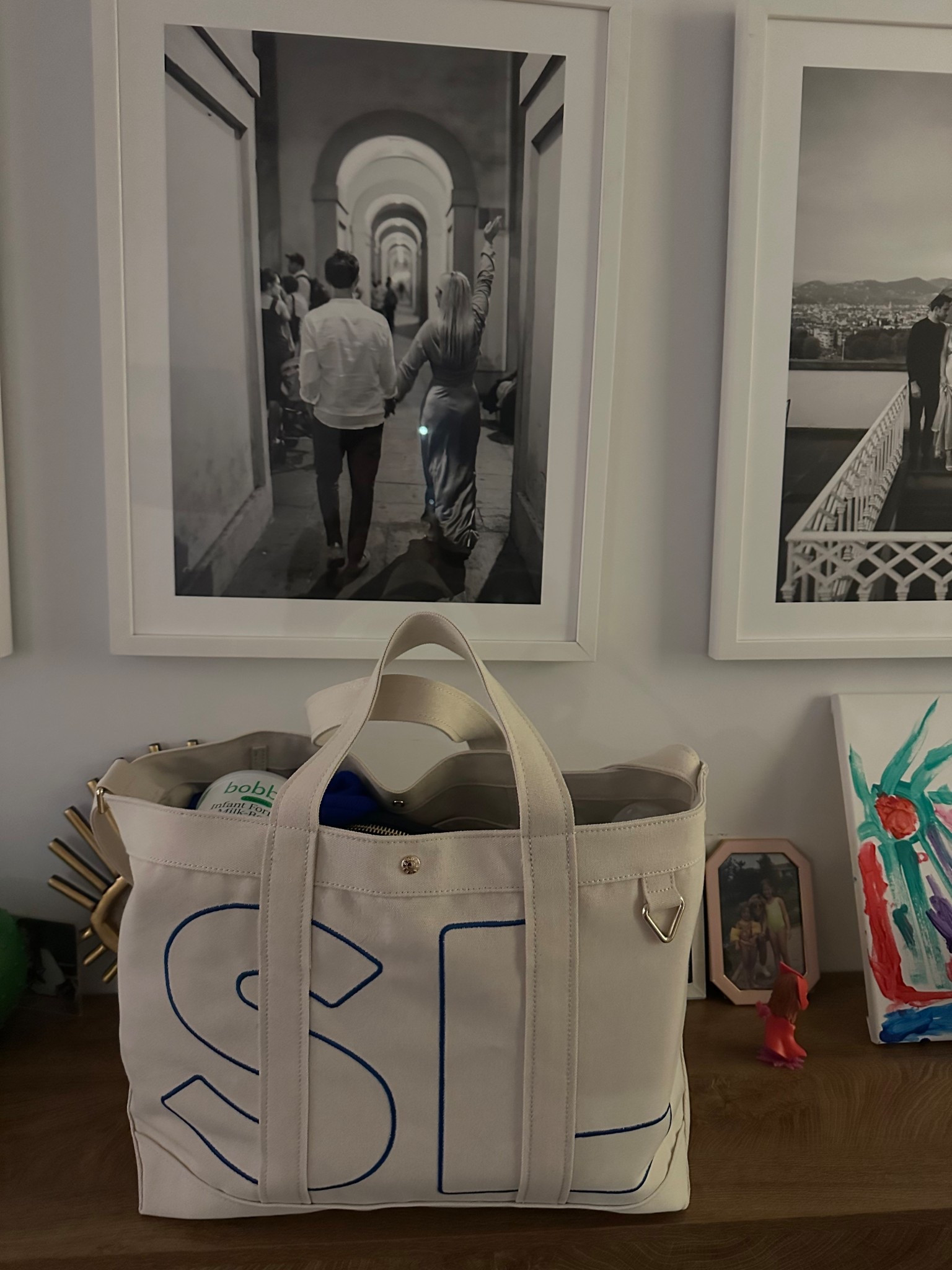 Packed a bunch of items for my little baby boy in this cute new tote bag from bauble bar w — daily edit cover from Found by Em