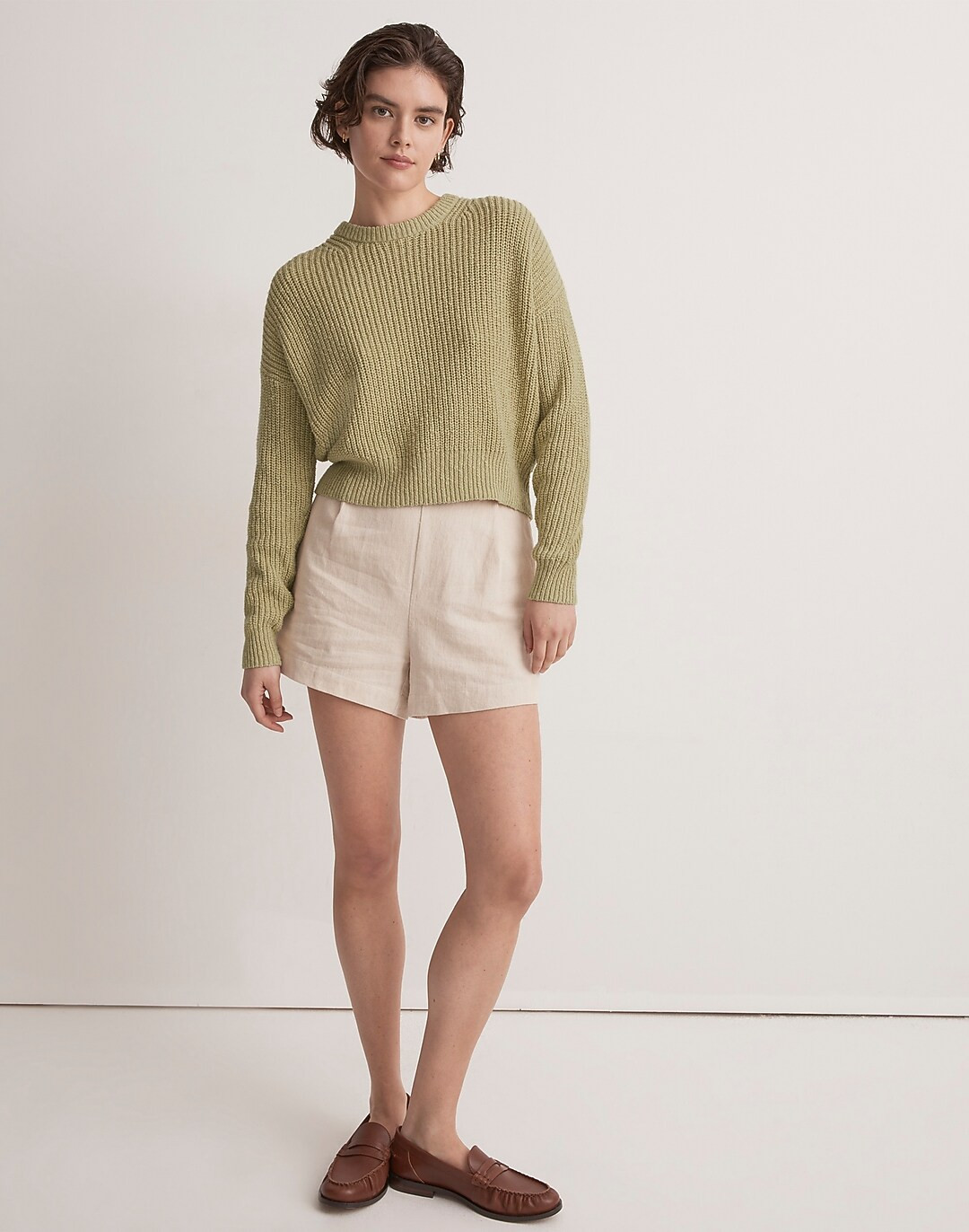 Textural-Knit Pullover Sweater | Madewell