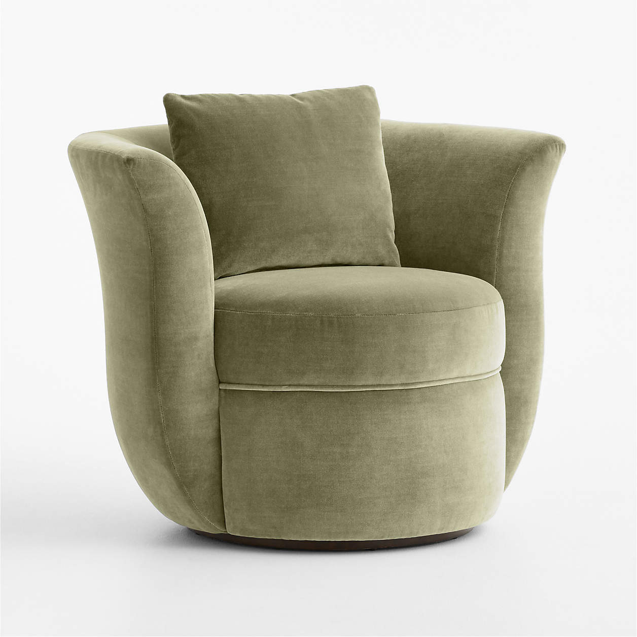 Blume Swivel Accent Chair | Crate & Barrel | Crate & Barrel