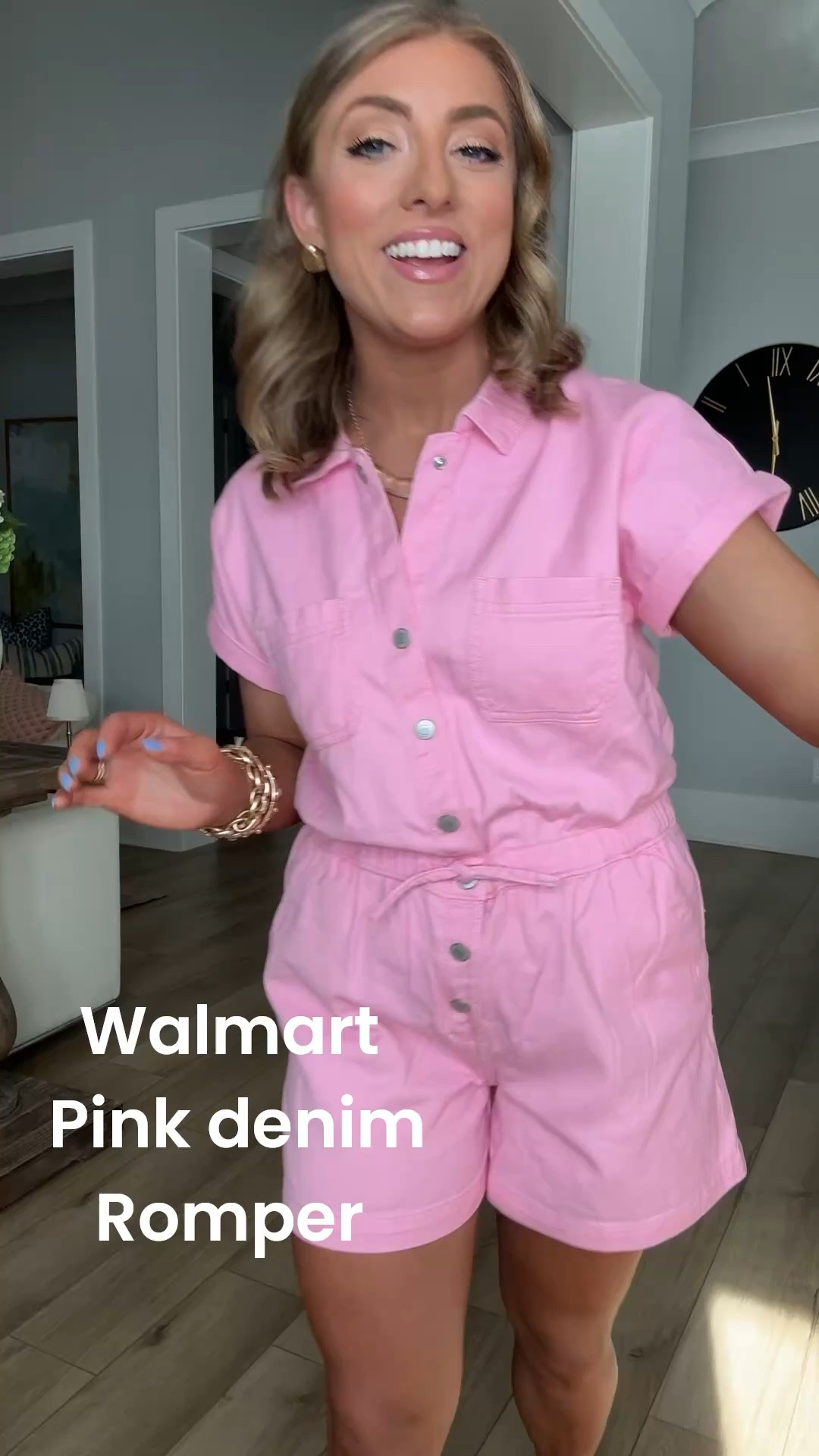 Obsessed is an understatement 💕 this pink denim romper is the cutest find from my Walmart run today!!

I grabbed this from the girls section 🙌🏼 and it is SUCH a good fit — I’m typically an XS–S in women’s and the girls XL fits with room (also comes in XXL!). The quality is amazing, super soft denim feel, and the snap front makes it so easy to throw on and go 👏🏼

Also comes in a classic light wash denim if pink isn’t your thing, but this color for spring + summer?! 💖🌸

Easy everyday mom outfit, errands, travel days, or casual dinners — just add sandals and you’re set!

#walmartfashion #walmartfinds #walmartstyle #denimromper #springoutfits #summerstyle #affordablefashion #momstyle #everydaystyle #casualoutfits #ootdstyle #budgetfashion #pinkoutfit #romperstyle #walmartnewarrivals

#LTKootd #LTKPetite
