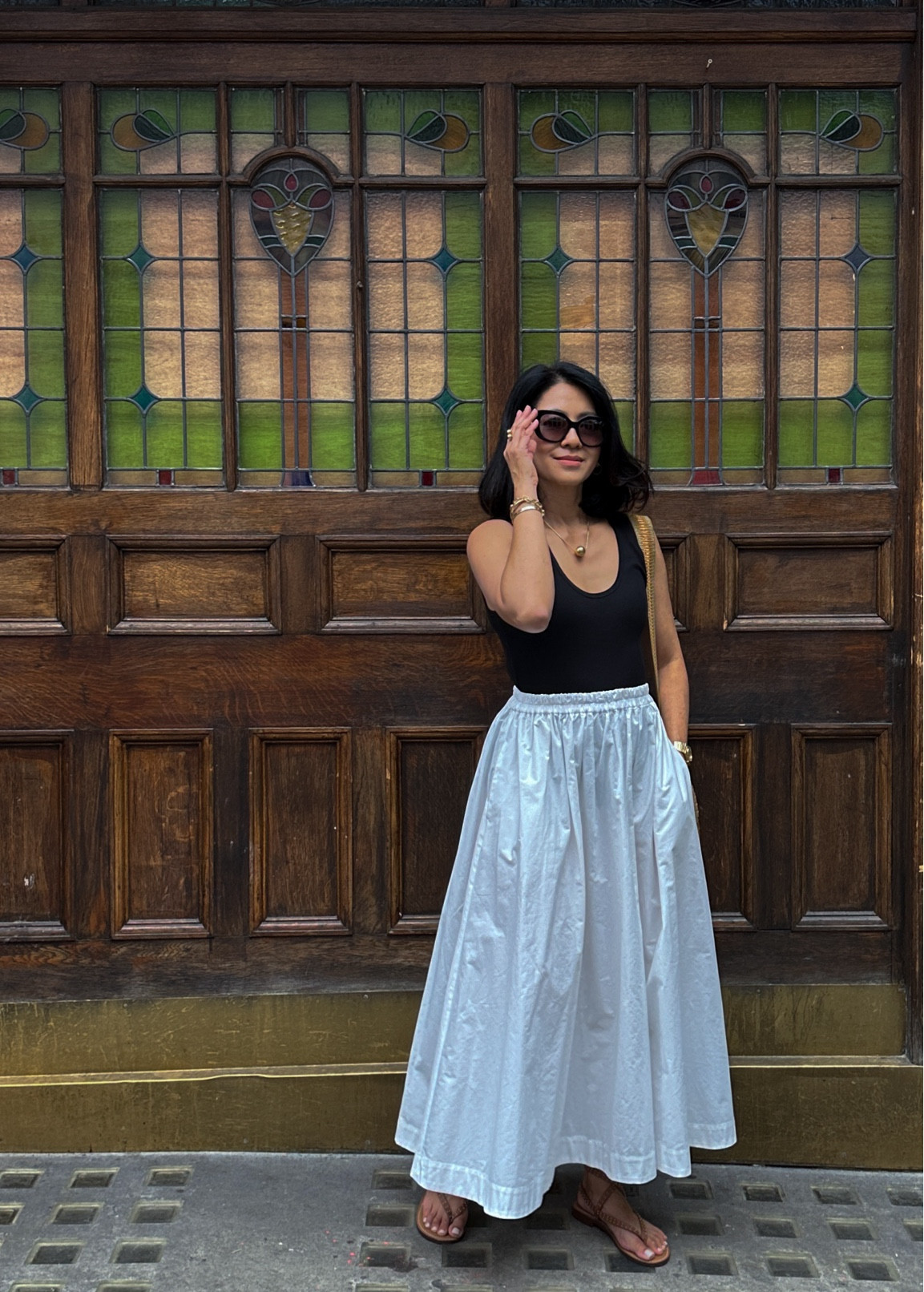 The white cotton poplin maxi. A fab basic summer look which you will wear every summer. 
.
.
.
#maxiskirt #whitemaxi #summeressential 

#LTKeurope