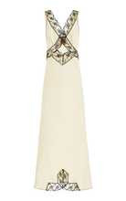 Willa Lace-Trimmed Cutout Silk Maxi Dress | Moda Operandi (Global)