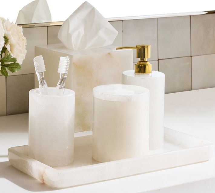 Alabaster Bathroom Accessories | Pottery Barn (US)