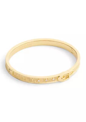 COACH Signature C Buckle Bangle Bracelet | Belk