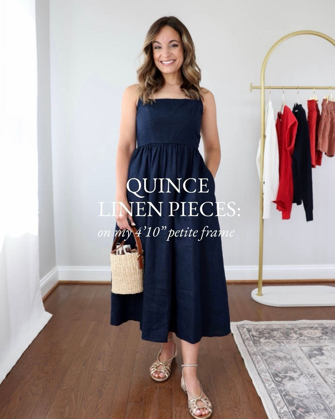 If you’re looking for linen, Quince has a lot of 100% linen options that can be petite-friendly! Here is a look at how a dress, wide-leg pants and their shorts fit me. 

Dress: xs - straps are crossed in the back (also navy isn’t lined, only light colors like flax and white, my mistake)
Pants: xs in flax 
Shorts: xs in flax 
Tank top: xs 
Button down: xs 
 

#LTKPetite
