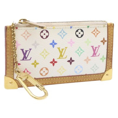 LOUIS VUITTON Monogram Multicolor Pochette Cles Coin Purse White M93734 LV ms007  | eBay | eBay US