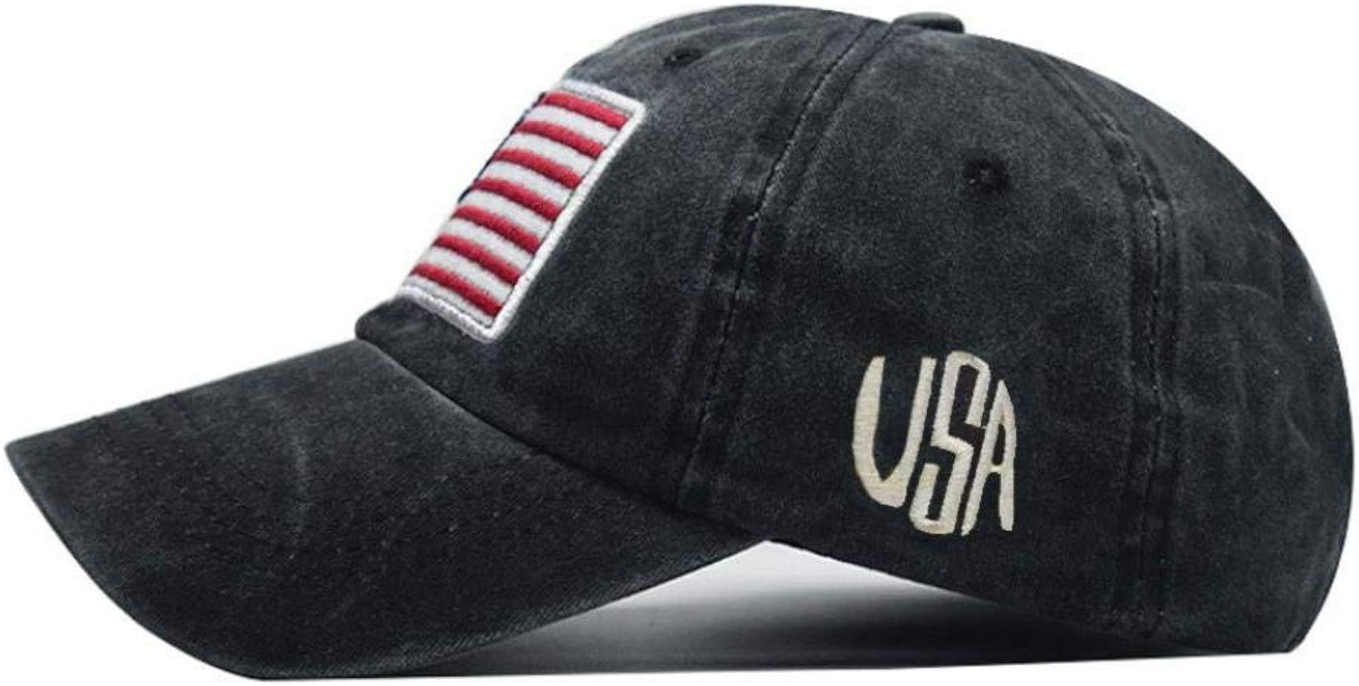 Unisex Baseball Cap American Flag 4th of July Hat for Men Women Cowboy Trucker Summer Sun Hats | Amazon (US)